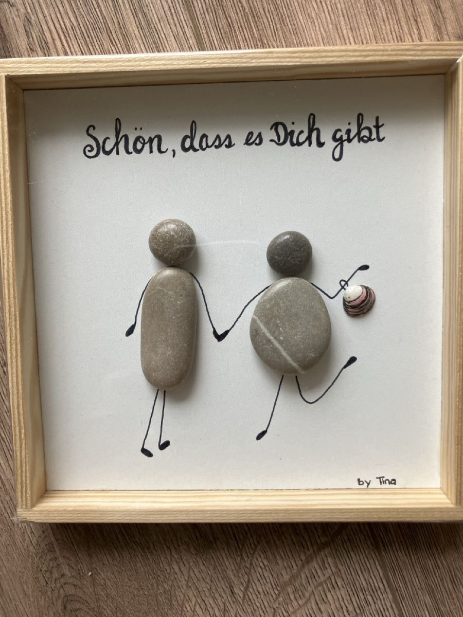 Foto & Immagini: Steinbild Schön, dass es dich gibt – Nuovo e nell'imballaggio originale da Reitnau venduto da Juda65