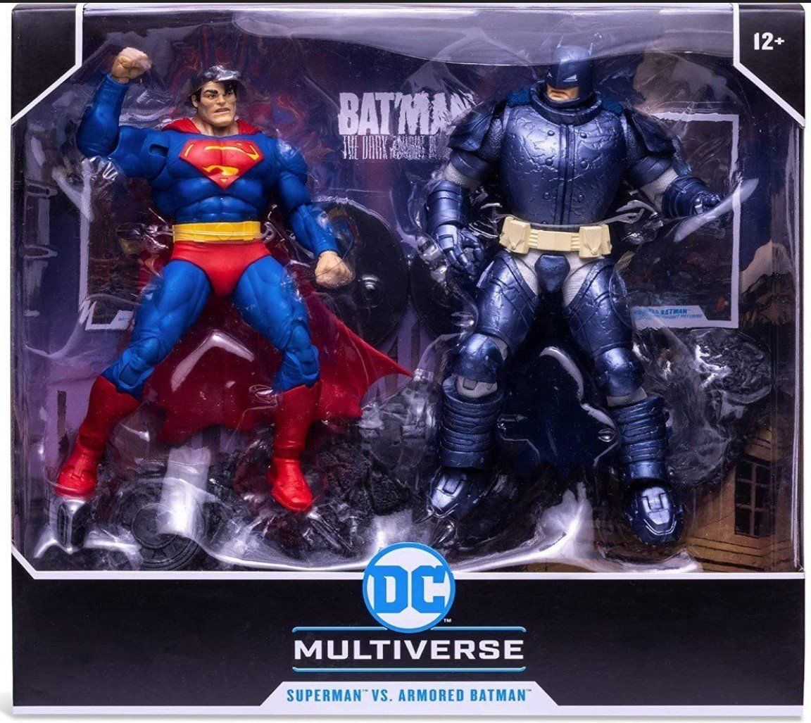 Bandai Statuette: McFarlane DC Multiverse Superman vs. Armored Batman – Nuovo e nell'imballaggio originale da Männedorf venduto da Molum 1