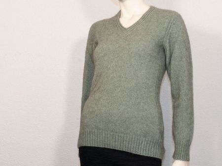 Possum Damen Pullover V-Ausschn. mint S