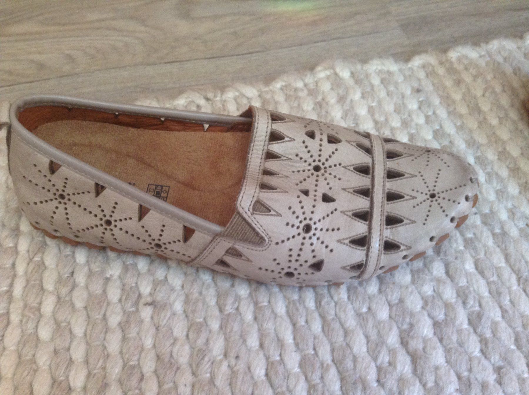 Damenschuhe: Echte GEMINI Leder Schuhe Ballerinas Halbschuhe Gr. 38 – Gebraucht aus Matten b. Interl von Sommerbrise12 1