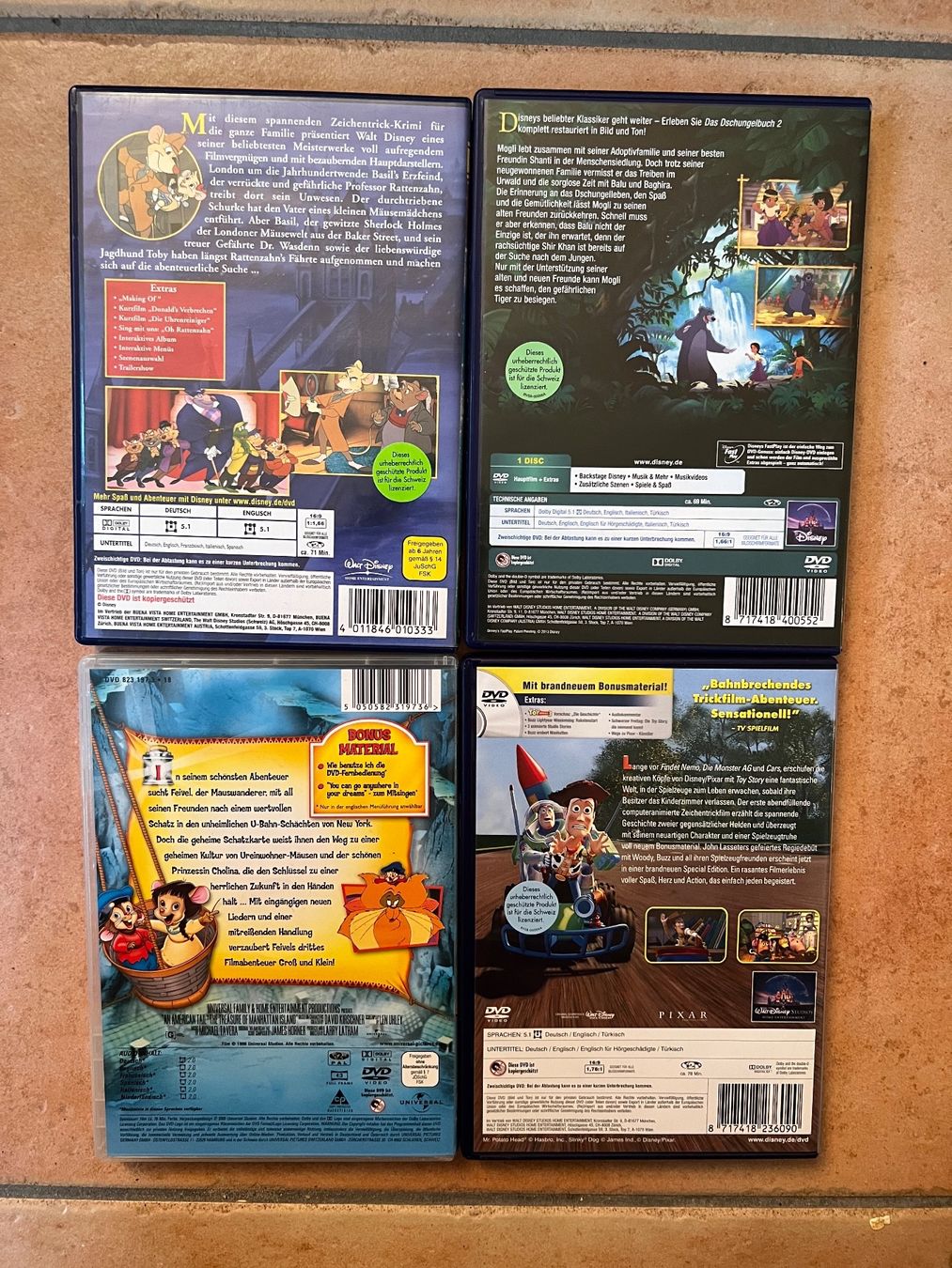 Alle DVDs: 4 DVDS für Jungs – Gebraucht aus Schmitten FR von FAJost 1
