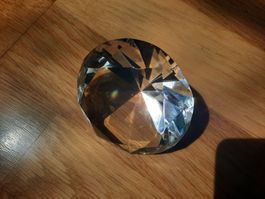 Briefbeschwerer, Glas, Diamantenform