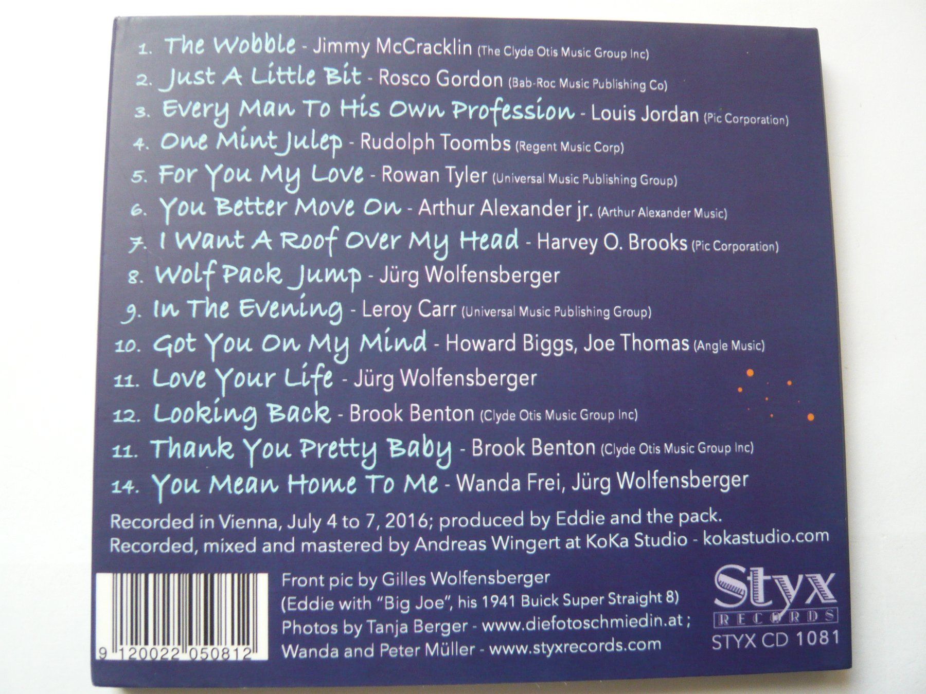 CD: EDDIE J. WOLF & HIS RHYTHM PACK – Usato da Winterthur venduto da Cajun 3