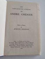 Les chefs d'oeuvre lyriques -livre 1910