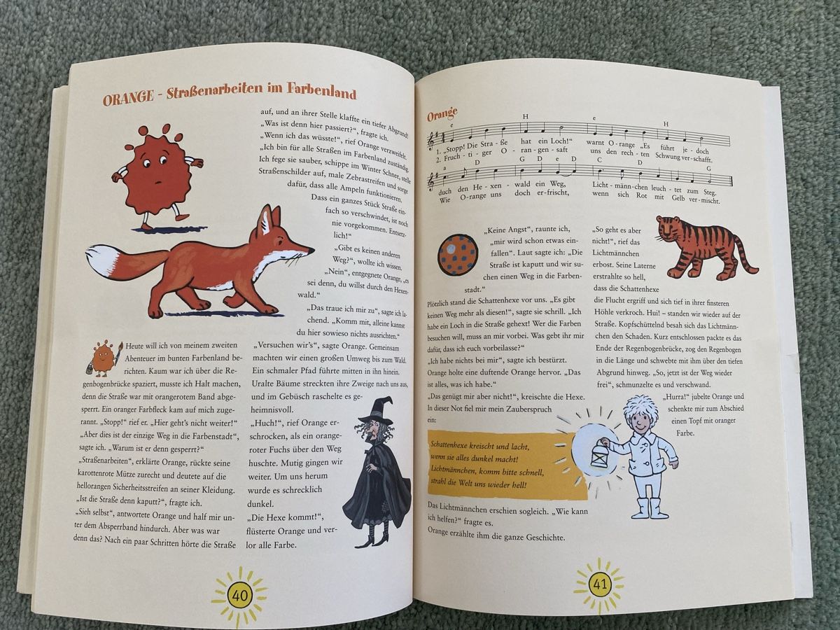 Libri: Komm mit ins Farbenland, inkl. CD – Nuovo (secondo la descrizione) da Russikon venduto da mofu961 4