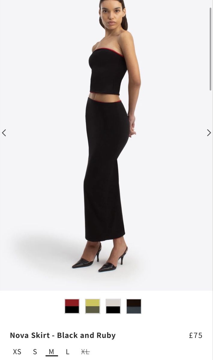 Röcke: Susa Musa Nova Top & Skirt black/ruby – Neu (gemäss Beschreibung) aus Zürich von afcvx 3