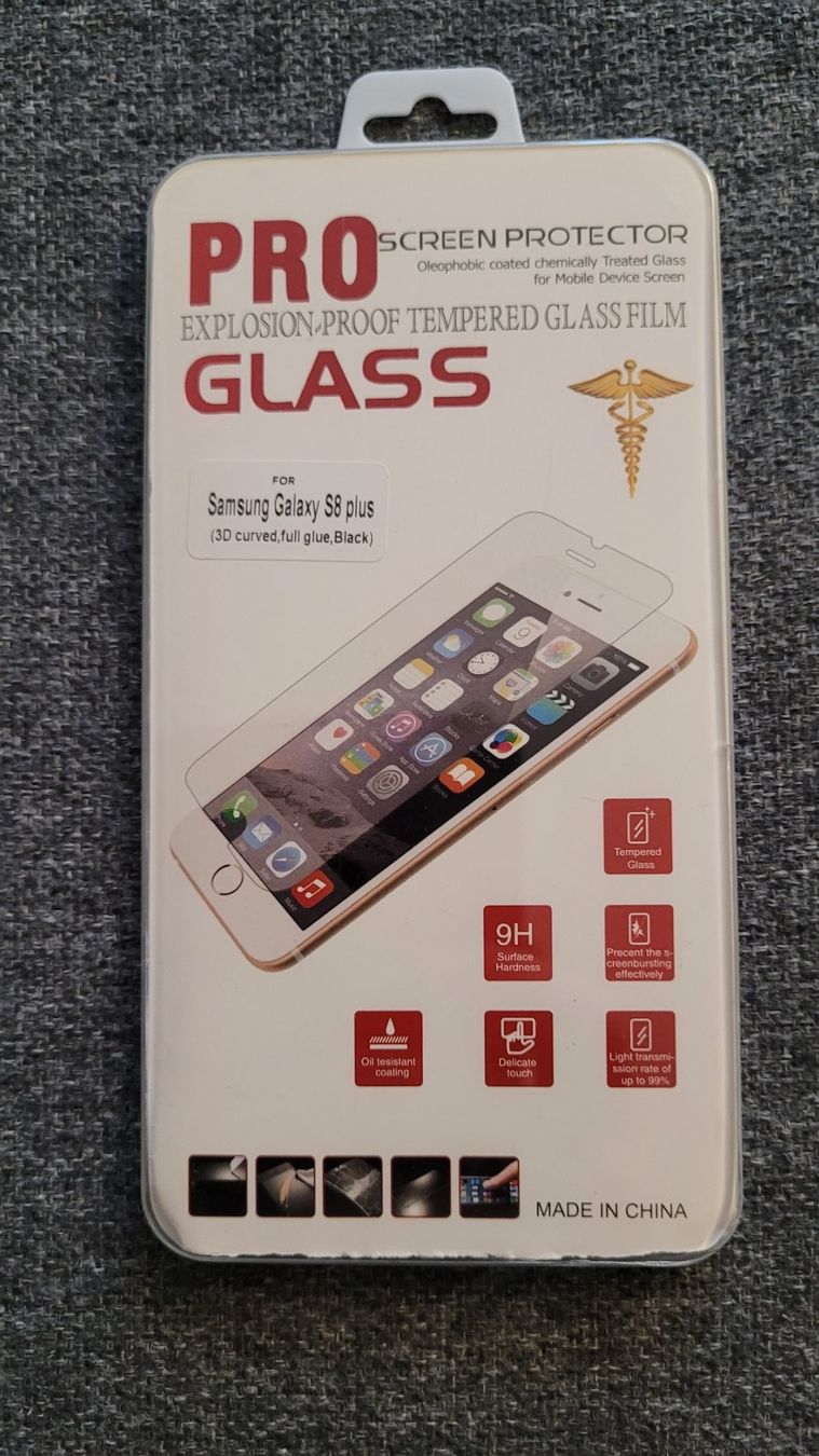 Cover & Protezioni schermo: Samsung Galaxy S8+ verre de protection – Nuovo e nell'imballaggio originale da Bionnens venduto da Meg011