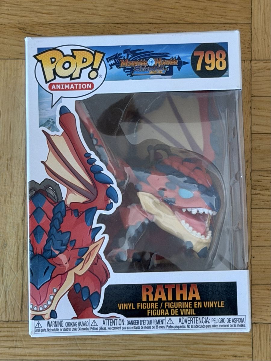 Funko Statuette: Funko Pop Animation Monster Hunter - Ratha 798 – Nuovo e nell'imballaggio originale da S. Pietro venduto da nap_9xjt