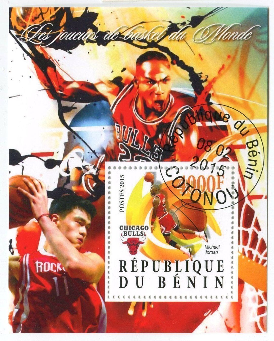 Alle Briefmarken: Block "Basketball. Michael Jordan" Benin – Neu und originalverpackt aus Basel von Butsch5