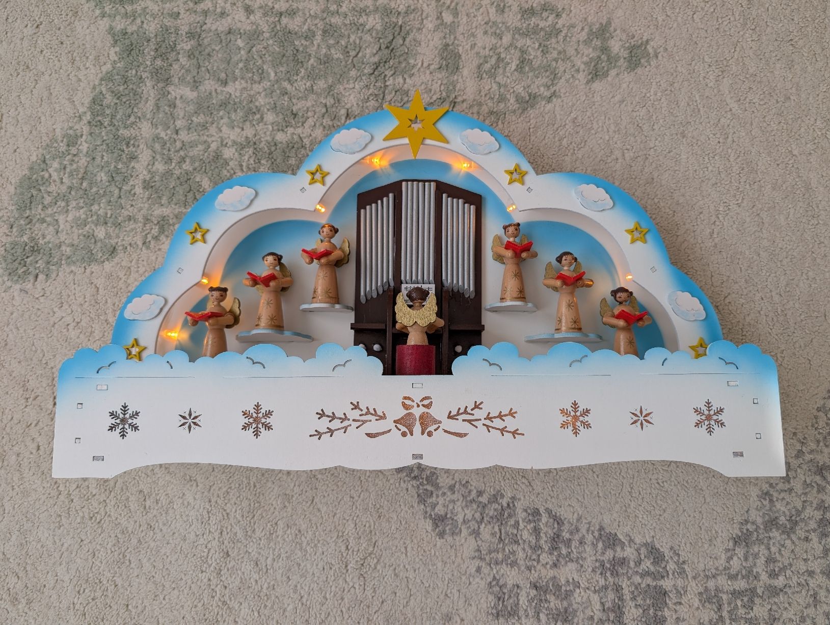 Tutte le decorazioni: Weihnachtsdekoration Engel mit Orgel beleuchtet – Usato da Stansstad venduto da Martman19 2