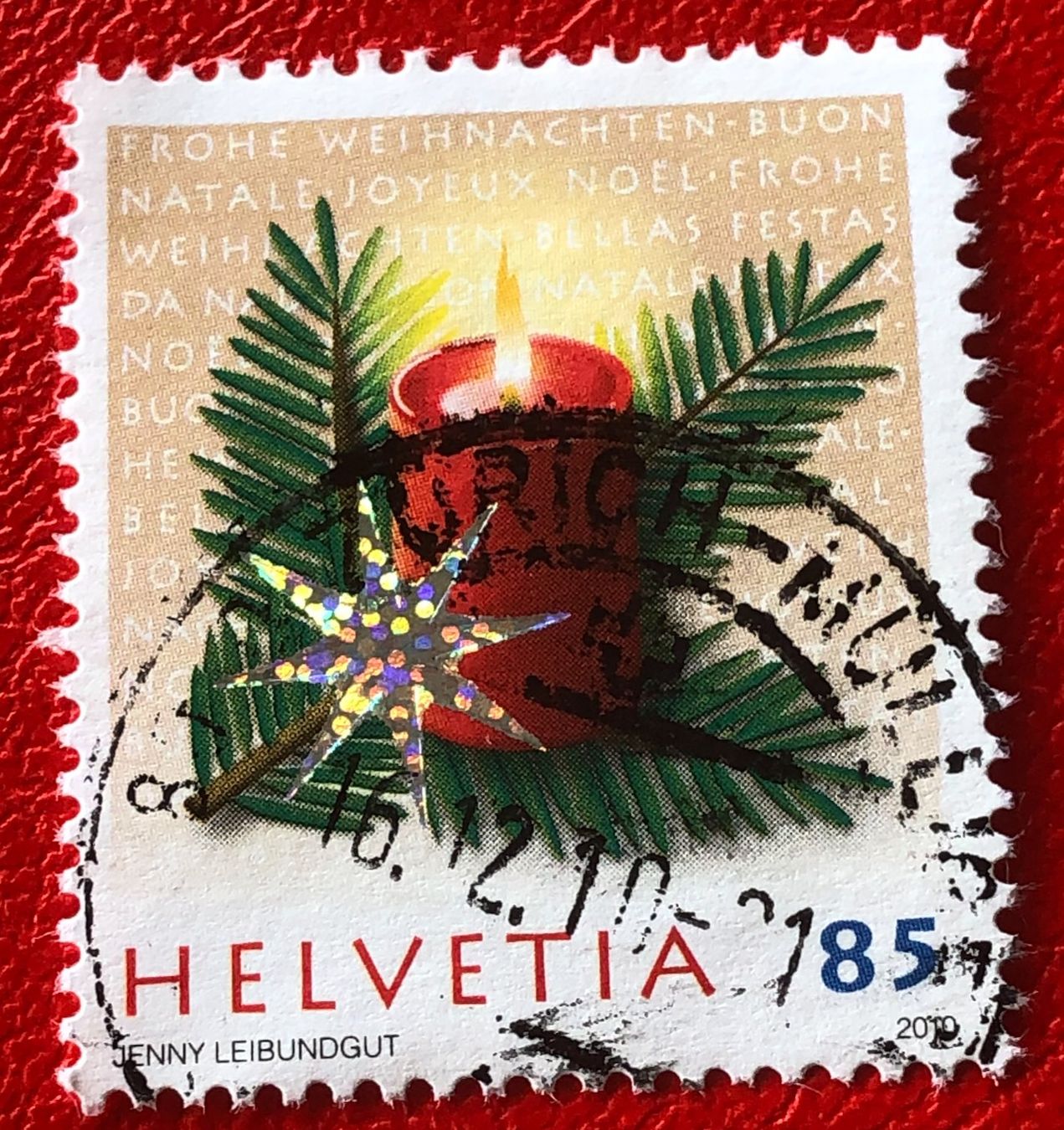 Tutti i francobolli: Nr.1373  Kerze 2010 mit Stempel   – Usato da Aarau venduto da Billa007