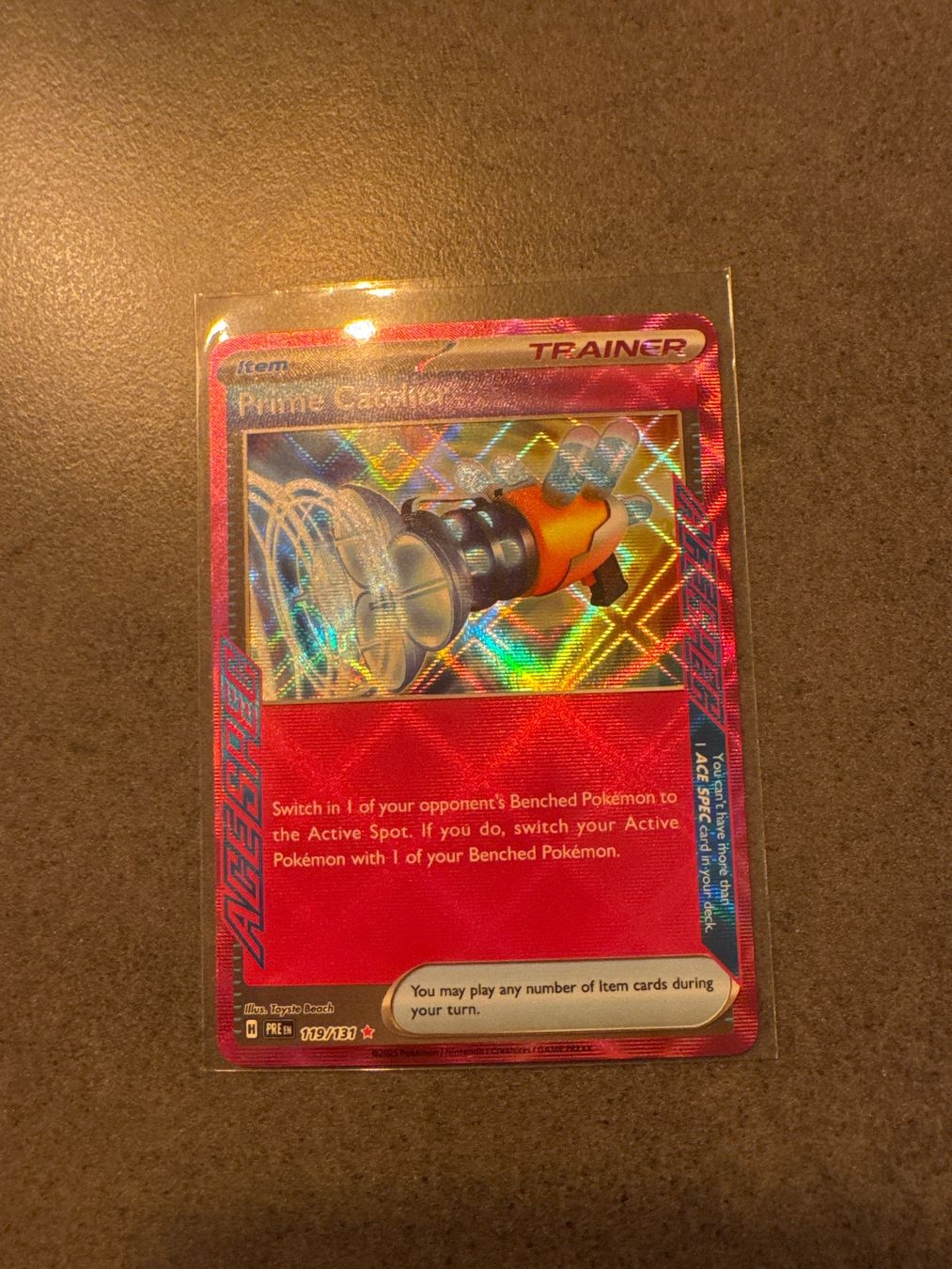 Pokémon Sammelbilder & Trading cards: Prime Catcher 119/131 Prismatic Evolutions – Neu (gemäss Beschreibung) aus Winterthur von Fischinho