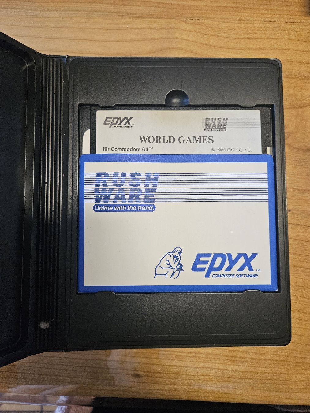 Giochi: Commodore 64 - World Games (Epyx / Rushware 1986 - 5.25" Dis – Usato da Ligornetto venduto da car_92zl 1