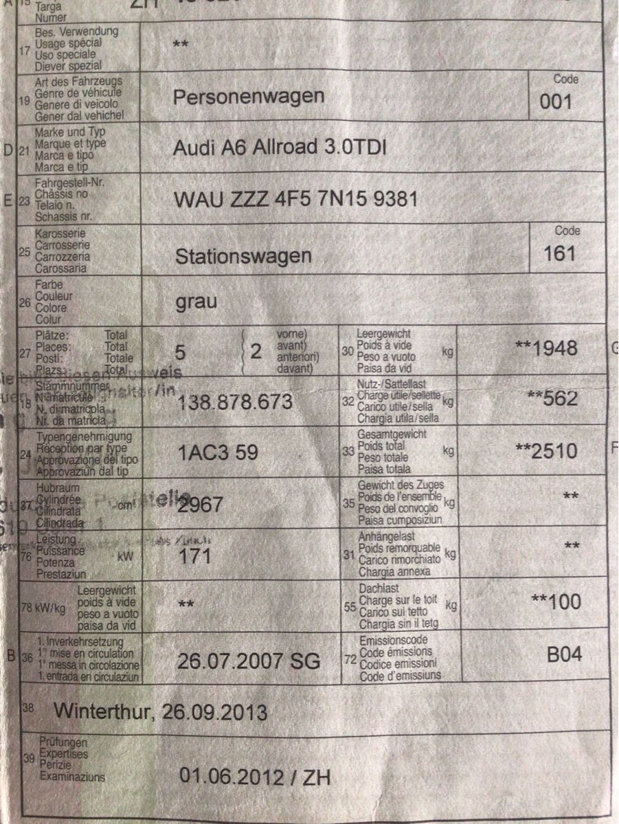Audi Automobili: Audi – Usato da Nänikon venduto da Tyrrell015 1
