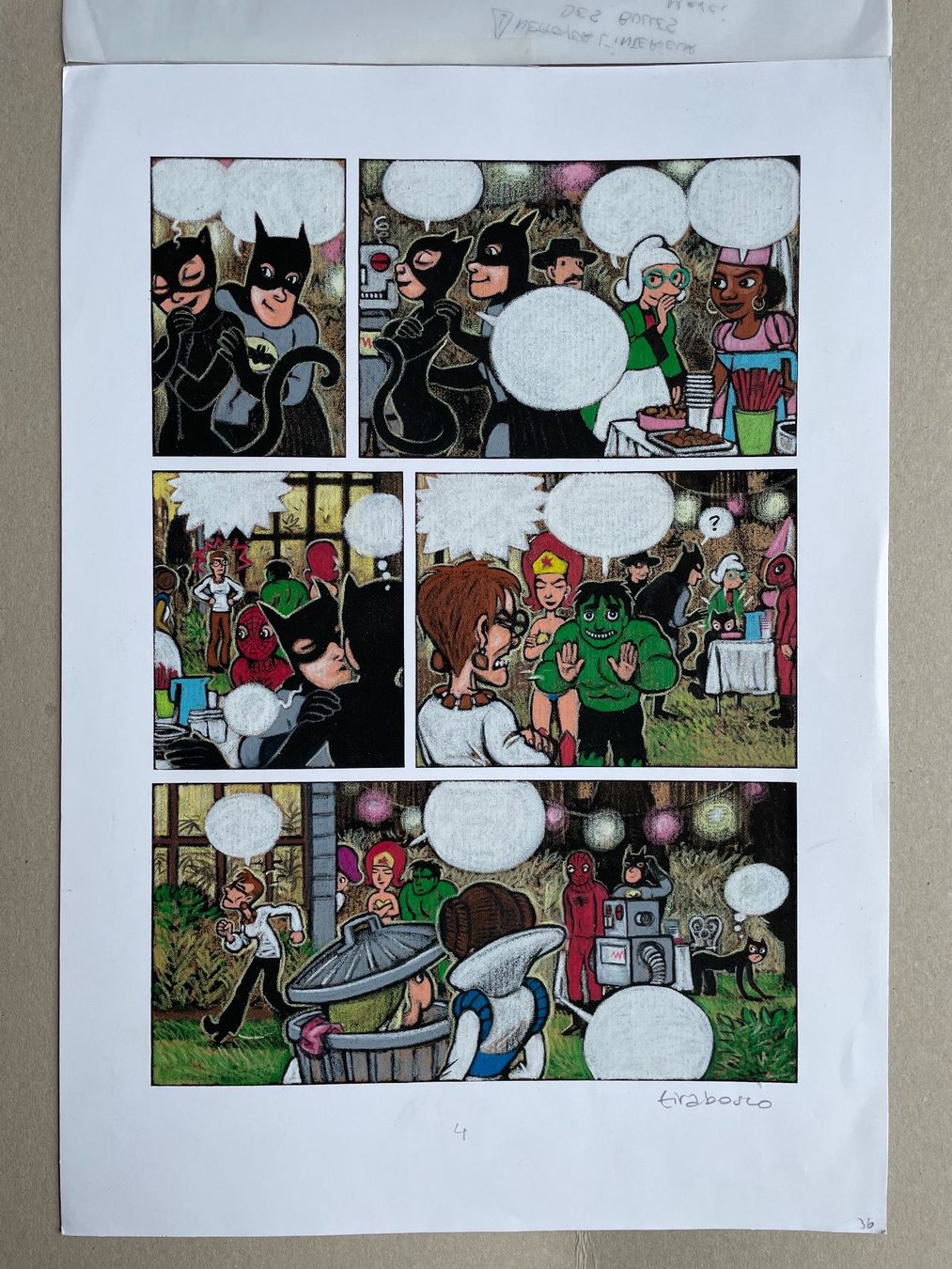 Comics: Tom TIRABOSCO. Planche originale "Léo et Léa" – Gebraucht aus St-George von Raretefacts 1