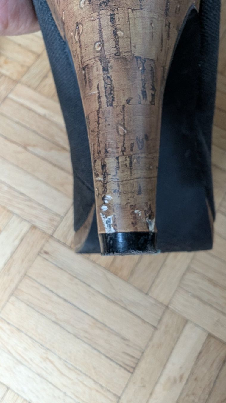 Damenschuhe: Marco Tozzi Keilpumps, dunkelgrau, Grösse 40 – Gebraucht aus Winterthur von pk-86 4