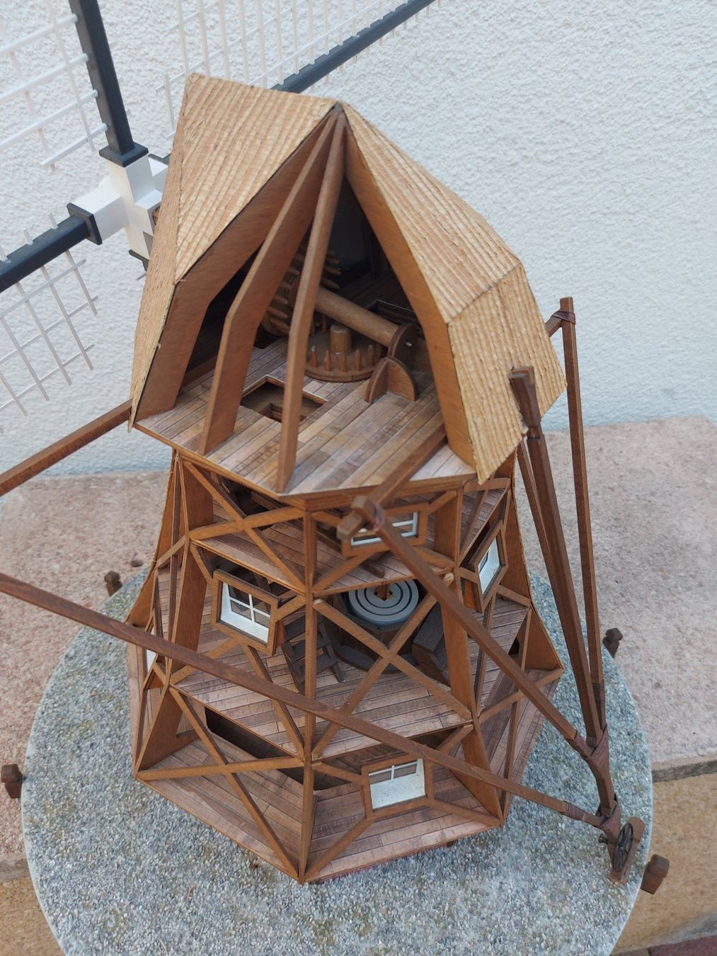 Kit di modellismo & Modellini statici: WINDMÜHLE  mit detailliertem Antrieb aus Holz – Nuovo (secondo la descrizione) da Herrliberg venduto da Jakob8539 5