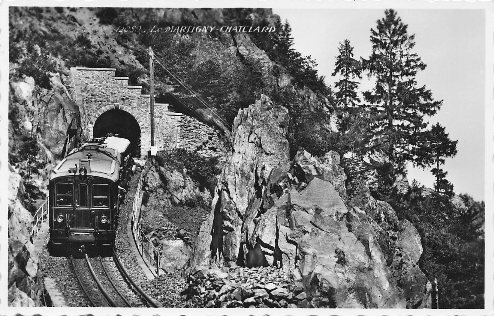 Cartes postales: Martigny VS Martigny Châtelard Bahn am Tunnel – D'occasion à Biasca par Blenio71