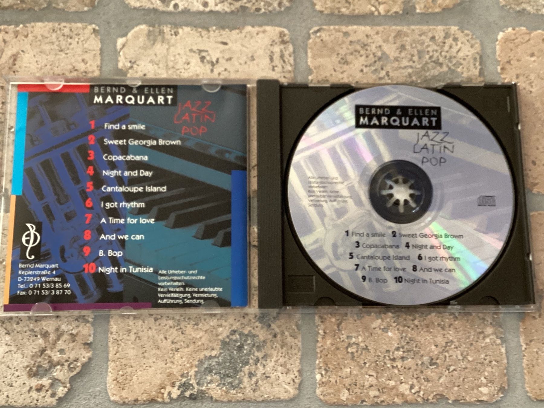 CDs: Bernd & Ellen Marquart, Jazz - Latin - Pop – Gebraucht aus Mörschwil von Monzar 1