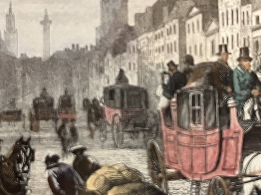 Incisioni: Deux anciennes gravures de Londres  – Usato da Enges venduto da Guarajuba01 4