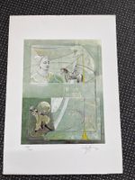 Original Lithografie handsigniert ROLF KNIE 1984  (ID B5652)