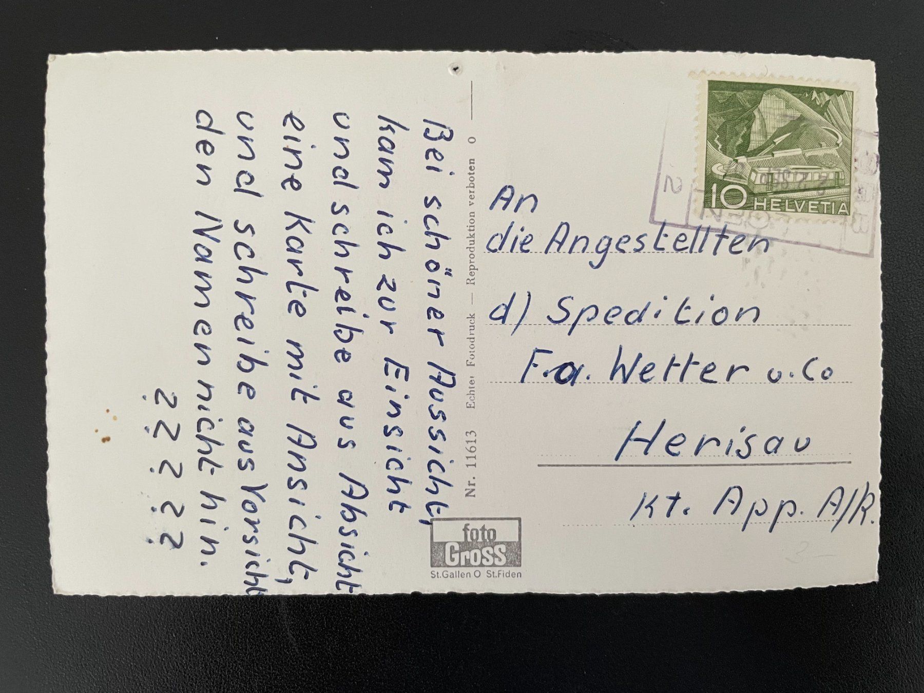 Cartoline postali: AK TG Sulgen – Usato da Thal venduto da Danny82 1