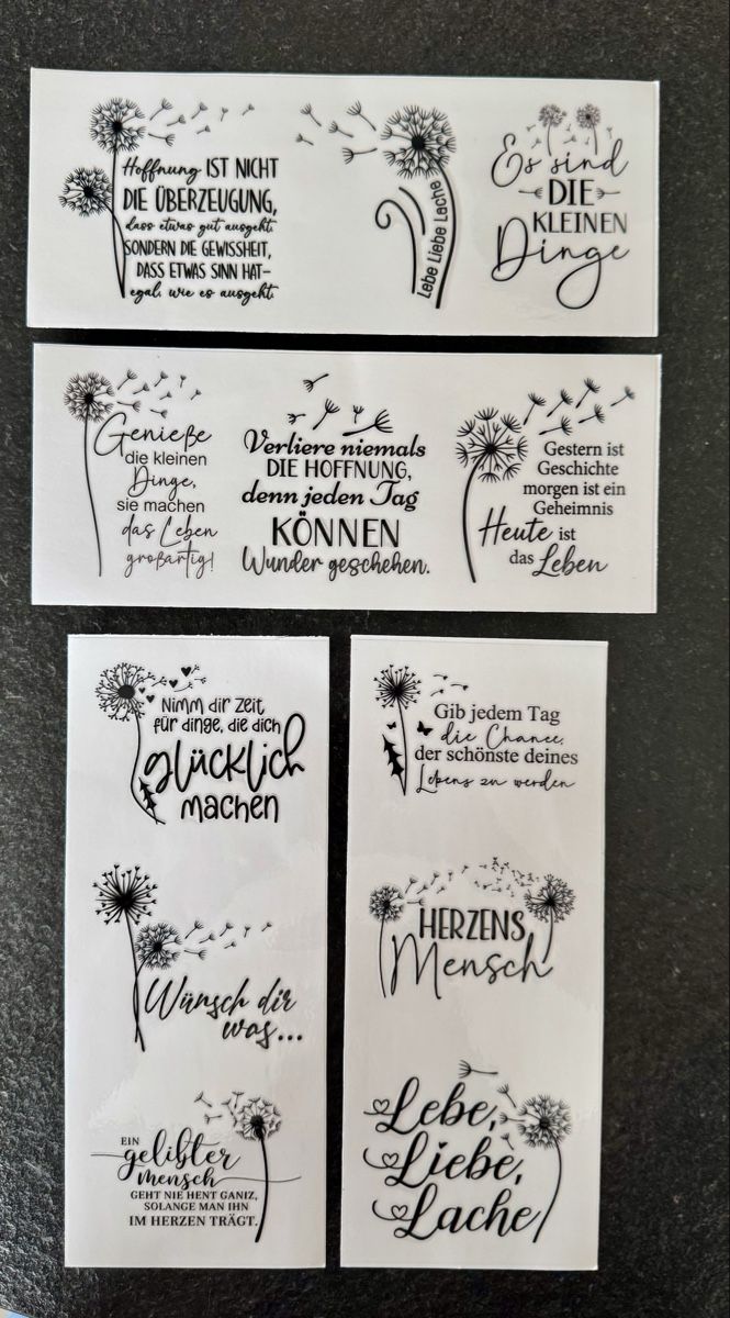 Bastelsets: Restposten Rub-ons – Neu (gemäss Beschreibung) aus Walkringen von familyiseli 4