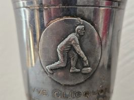 Trophée Davos Curling Champagne Veuve Clicquot vintage 1970