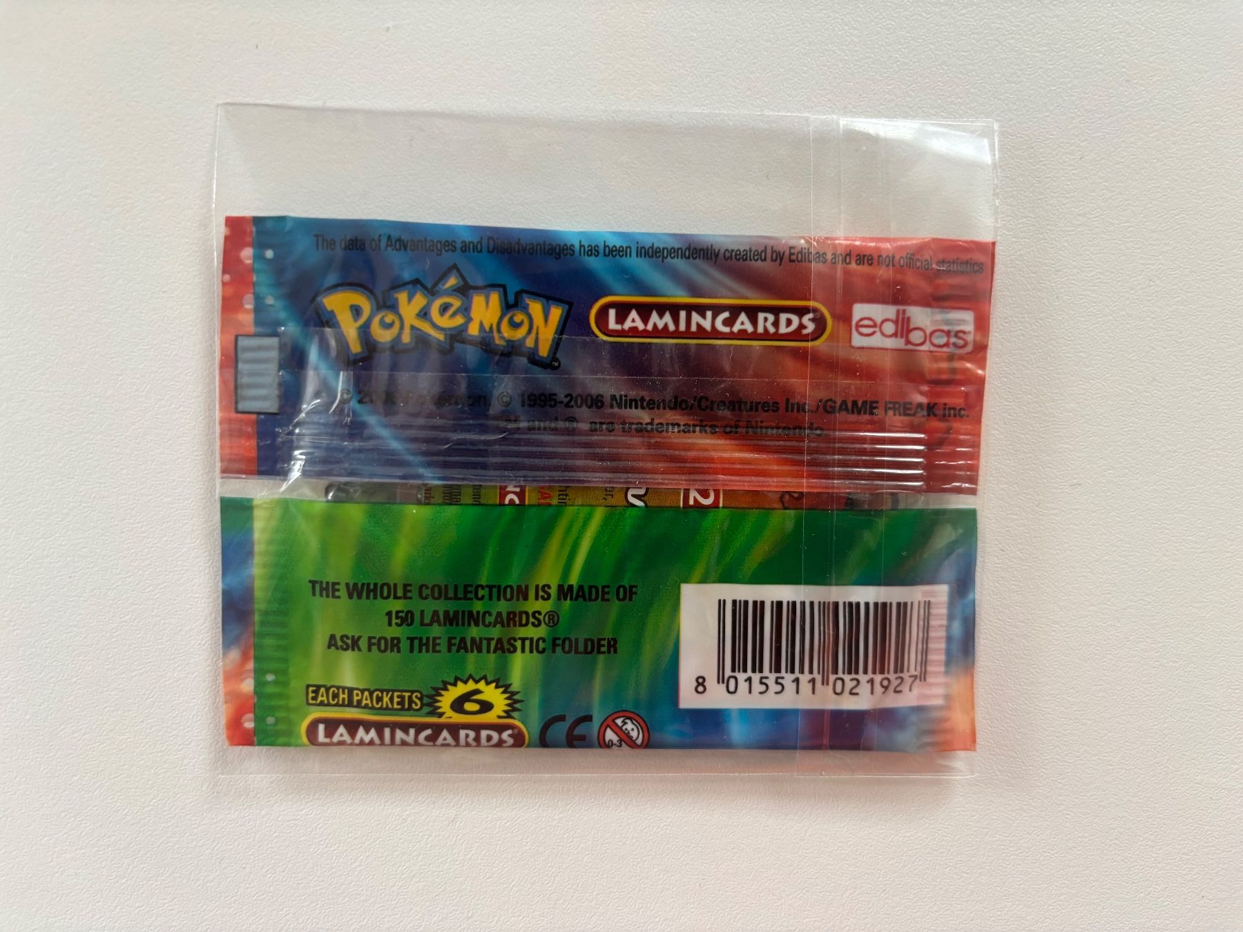 Pokémon Sammelbilder & Trading cards: Pokemon Lamincards Edibas Booster – Neu und originalverpackt aus Bern von chmod 1
