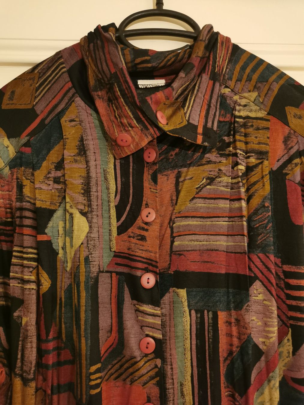 Vestiti: Schönes Vintage Kleid mit Muster, ca. Grösse 40 – Usato da Zürich venduto da Hibiskus3 2