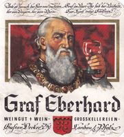 Etikette für Wein - Graf Eberhard /bd