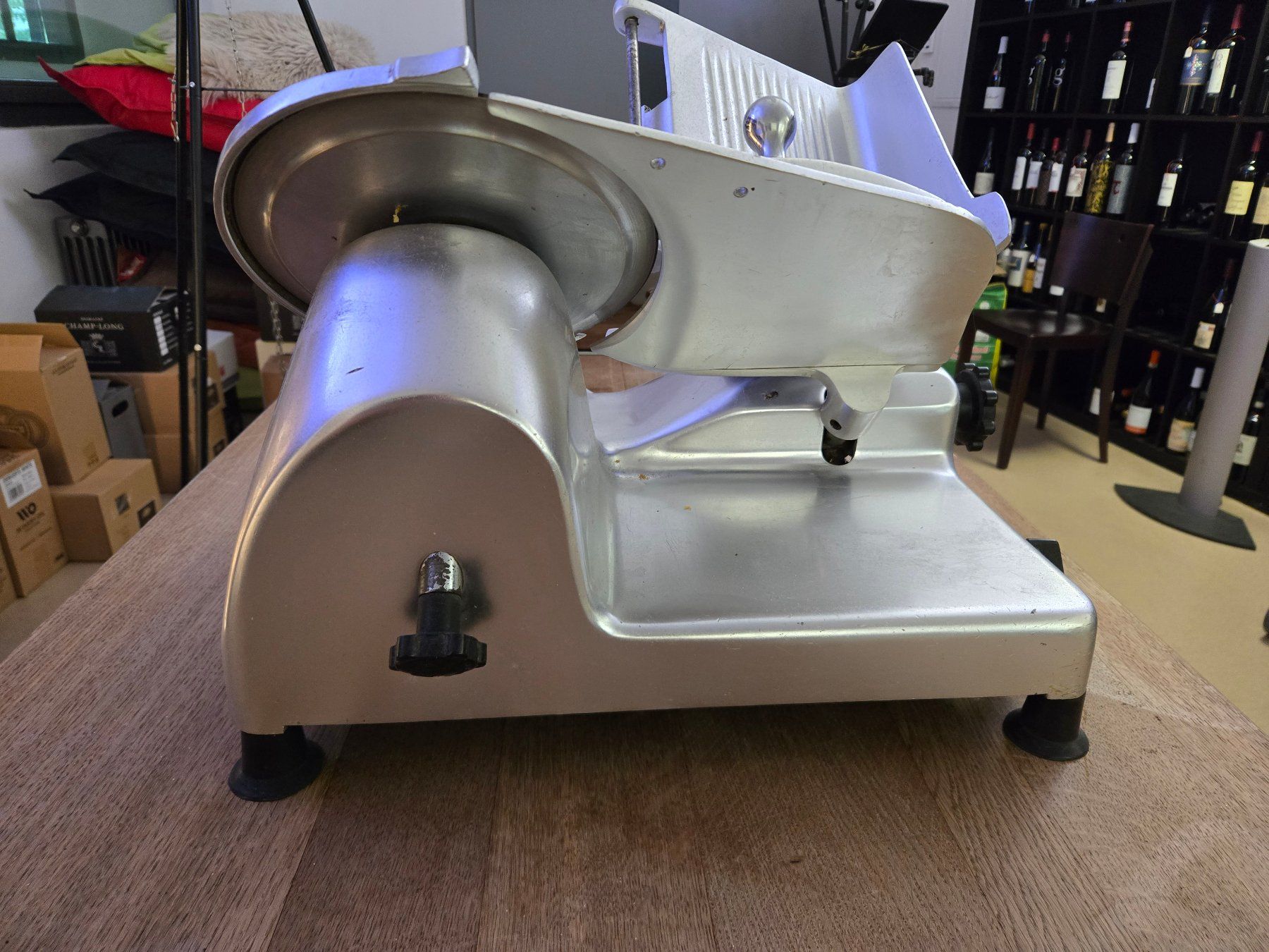 Elettrodomestici da cucina: Aufschnittmaschine, Schneidemaschine, robustes Modell – Usato da Winterthur venduto da meinweinkeller 1