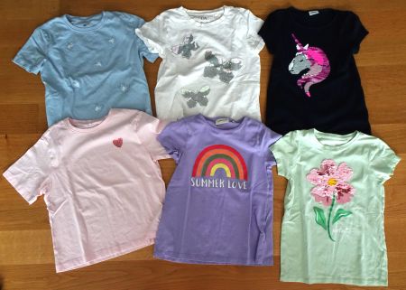 9 T-Shirts Tom Tailor S Oliver 3 Leggings Einhorn 122 128