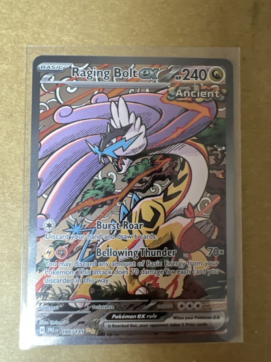 Pokémon Carte collezionabili: Pokemon Raging Bolt EX 166/131 Prismatic Evolution Englisch – Nuovo (secondo la descrizione) da Goldau venduto da ecko08