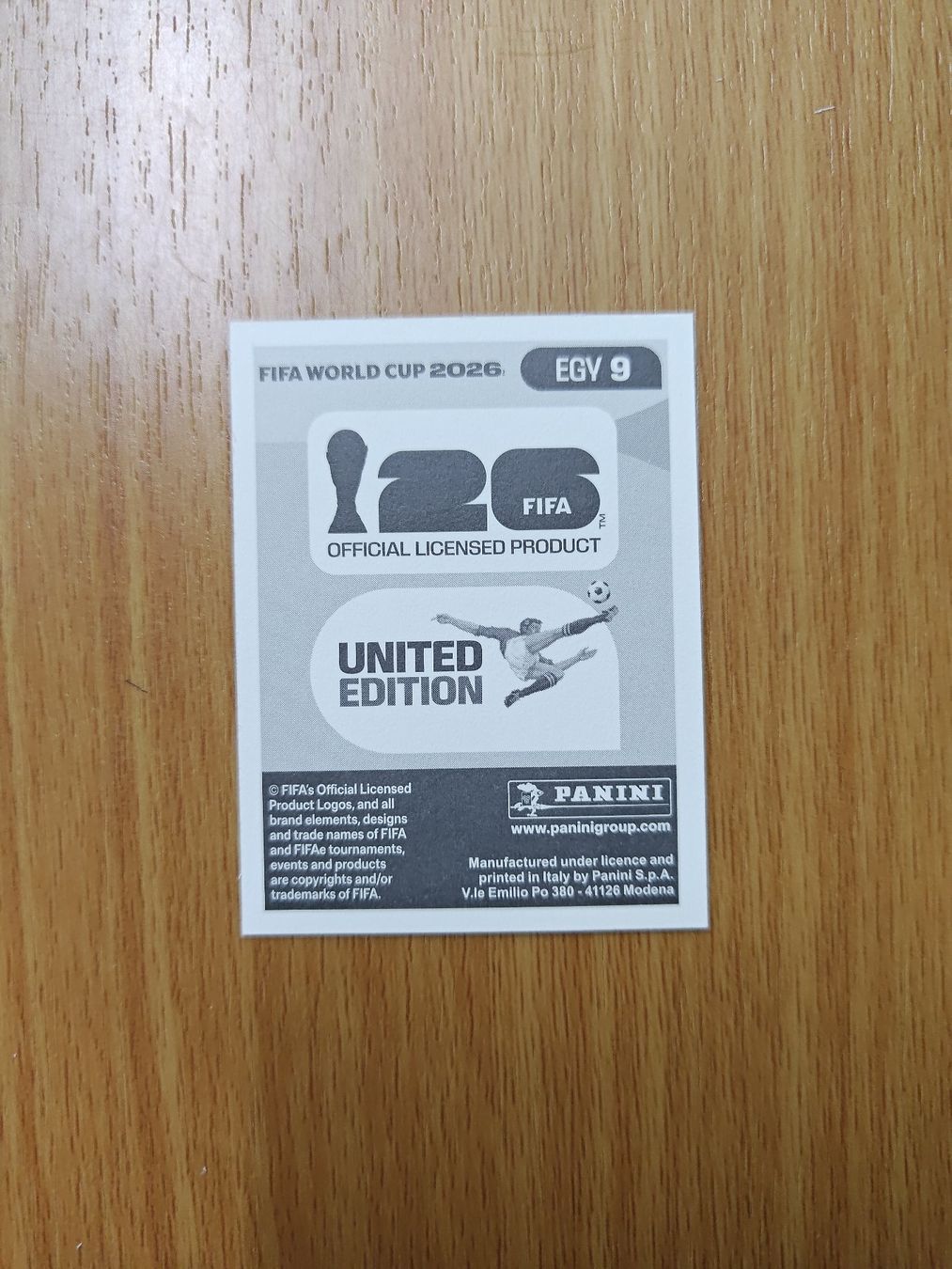 Panini Carte collezionabili: Panini WM 2026 Sticker - EGY 9 – Usato da Hochdorf venduto da all_u_want 1