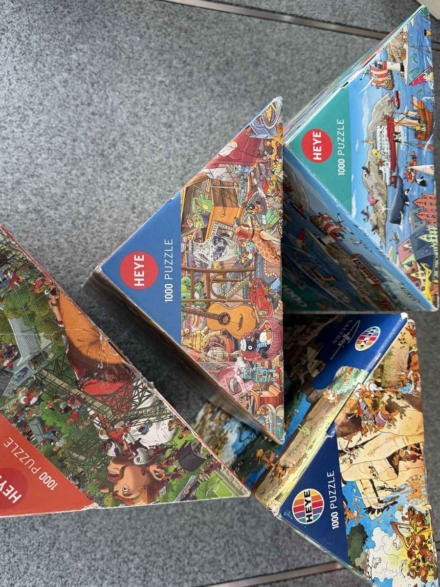 Heye Puzzle: 4 Stk Puzzle Heye 1000 Wimmelbild – Usato da Deitingen venduto da Himhip 5