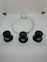 Lupen Set 5x, 10x, 15x mit Halterung Uhrmacher