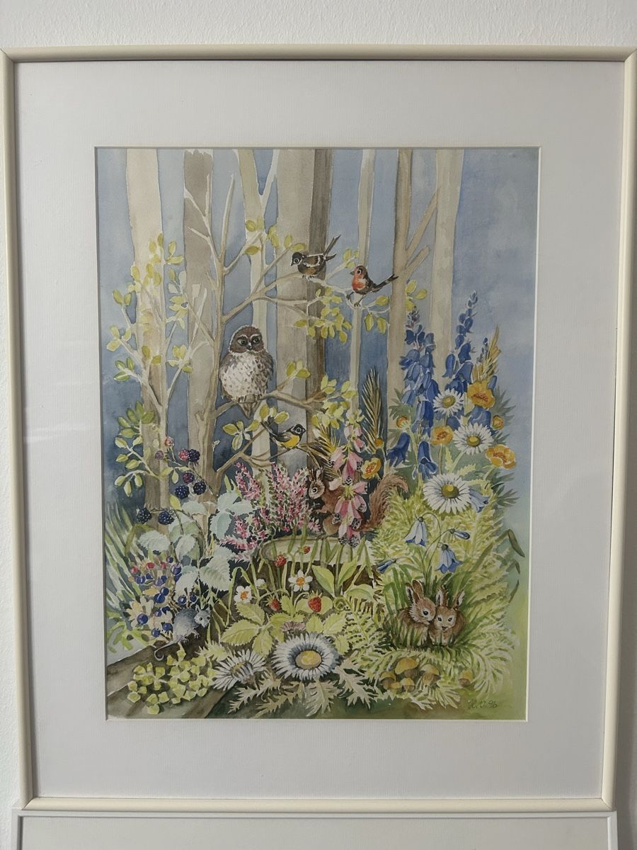 Tableaux: Schönes Waldtiere Aquarell – Neuf (Voir description) à Hittnau par Oracel 1