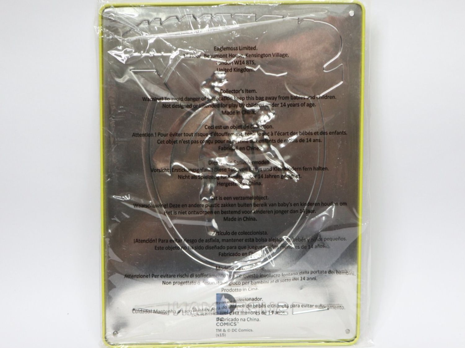 Schilder: Blechschild Superman geprägt – Neu und originalverpackt aus Eschenbach SG von Astalavista 3