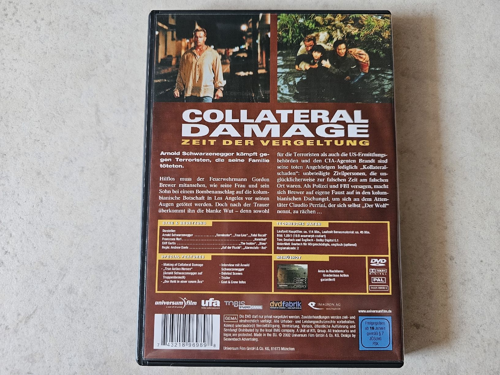 Alle DVDs: Collateral Damage  -  Zeit der Vergeltung – Gebraucht aus Schneisingen von backstore24 1