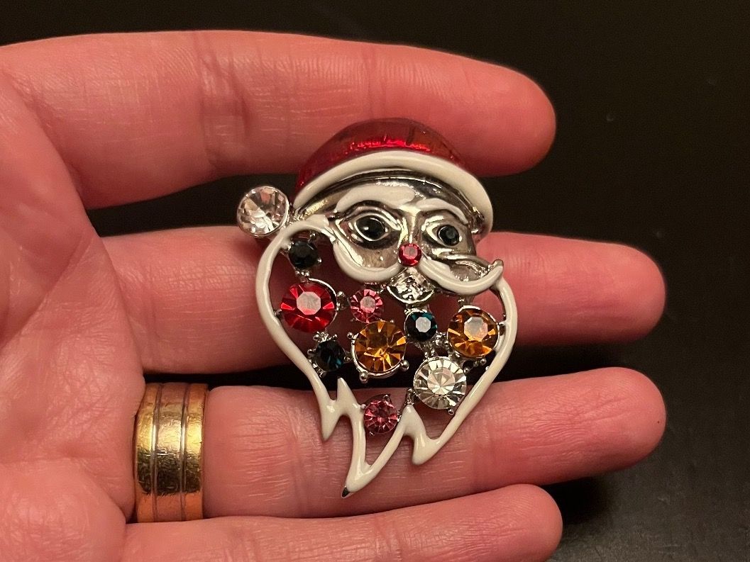 Spille & Fermagli: Amulett /Brosche 2 in 1 Weihnachtsmann – Nuovo (secondo la descrizione) da Gams venduto da Mariawicca 4