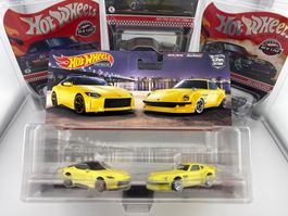 Hot Wheels Premium 2 Pack Nissan Z Proto & Nissan Fairlady Z