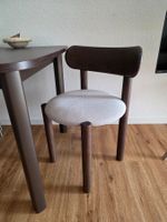 4 Esszimmerstühle dunkle Eiche Kave Home Nebai / Japandi