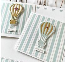 Neues Stanzschablonen-Set kleiner Heissluftballon