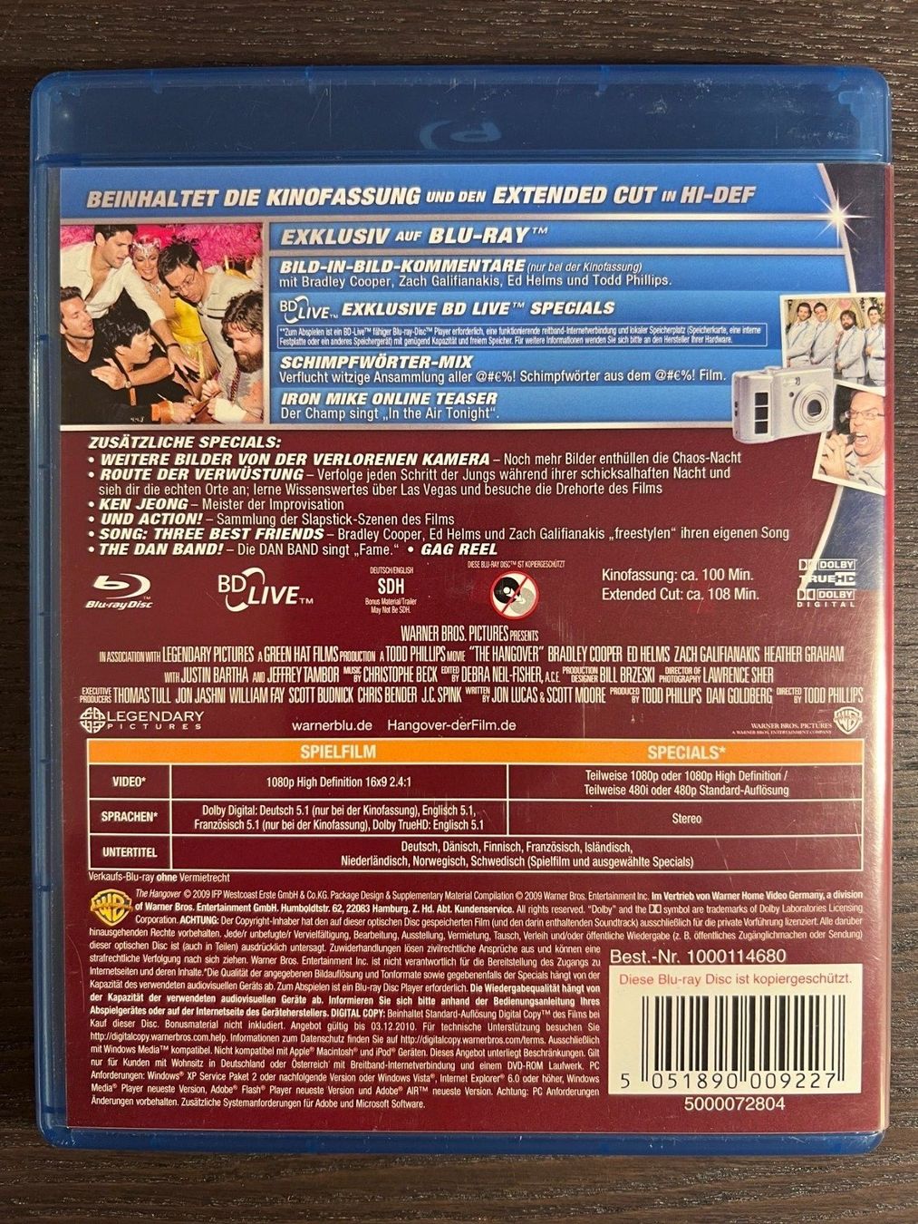 Tous les DVDs: Hangover – D'occasion à Zürich par Blu-ray_ZH 1