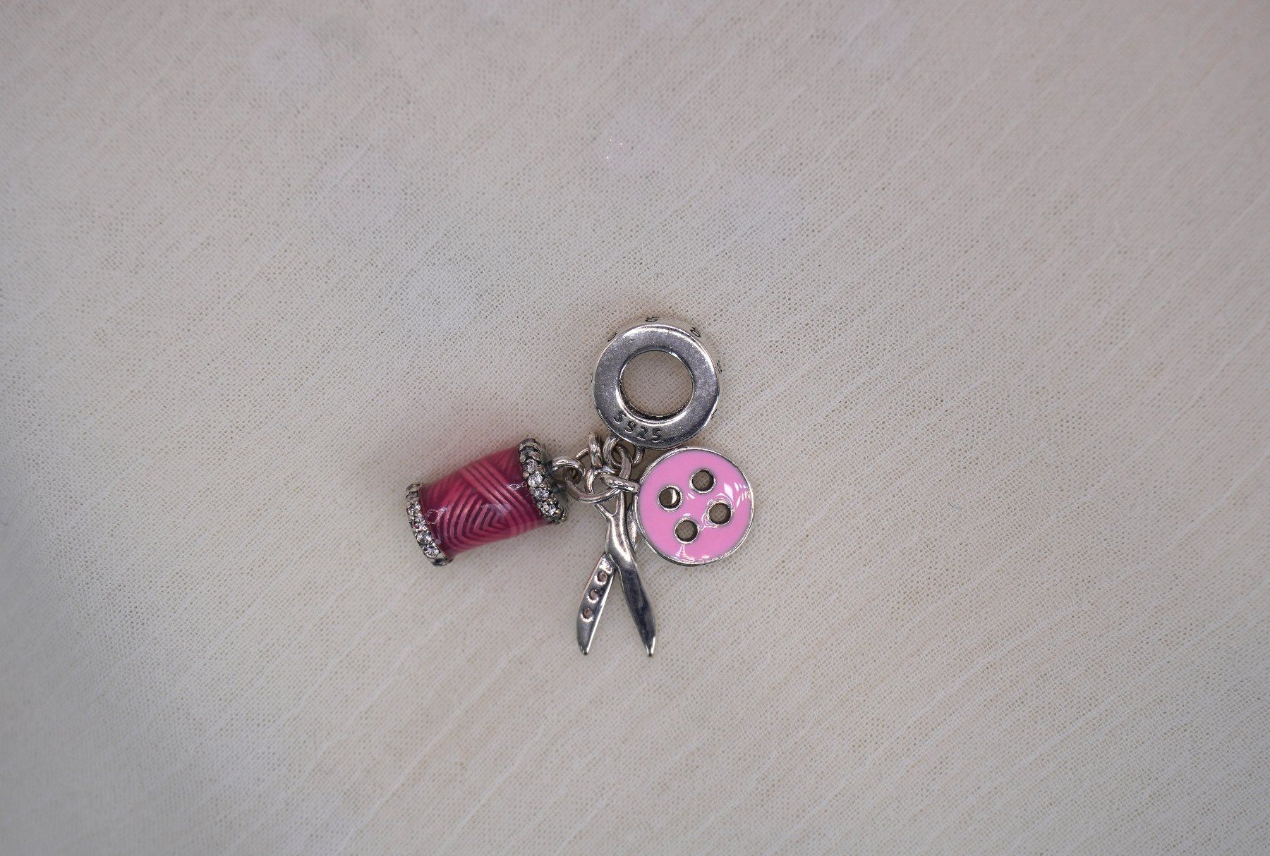 Ciondoli: Charm "Handarbeit" zu Pandora 925 Silber – Nuovo (secondo la descrizione) da Niederbüren venduto da Fidi5