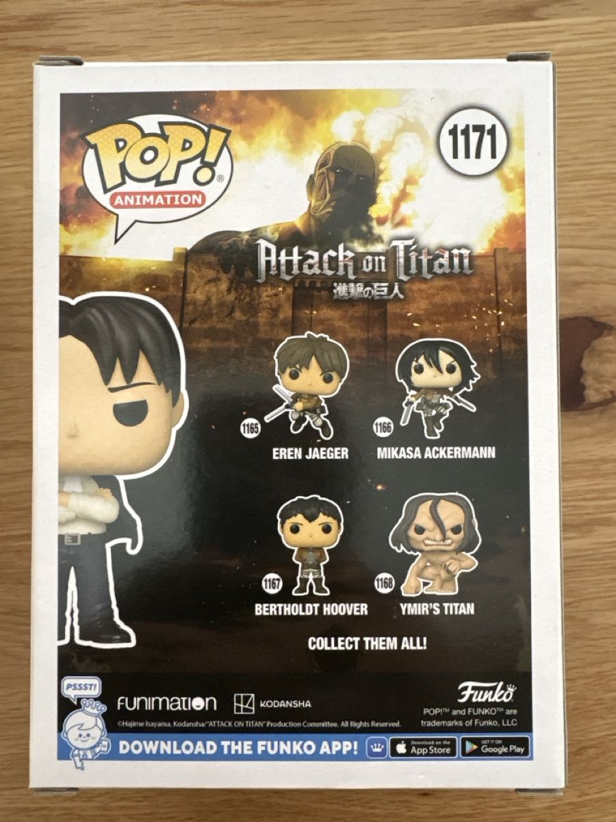 Funko Statuette: Funko Pop Attack on Titan - Formal Levi  – Nuovo (secondo la descrizione) da Chur venduto da Obito4242 2