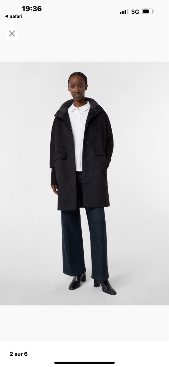 Comma Cappotti: Comma manteau noir taille 42 – Usato da Brügg BE venduto da rah_mqh8 2