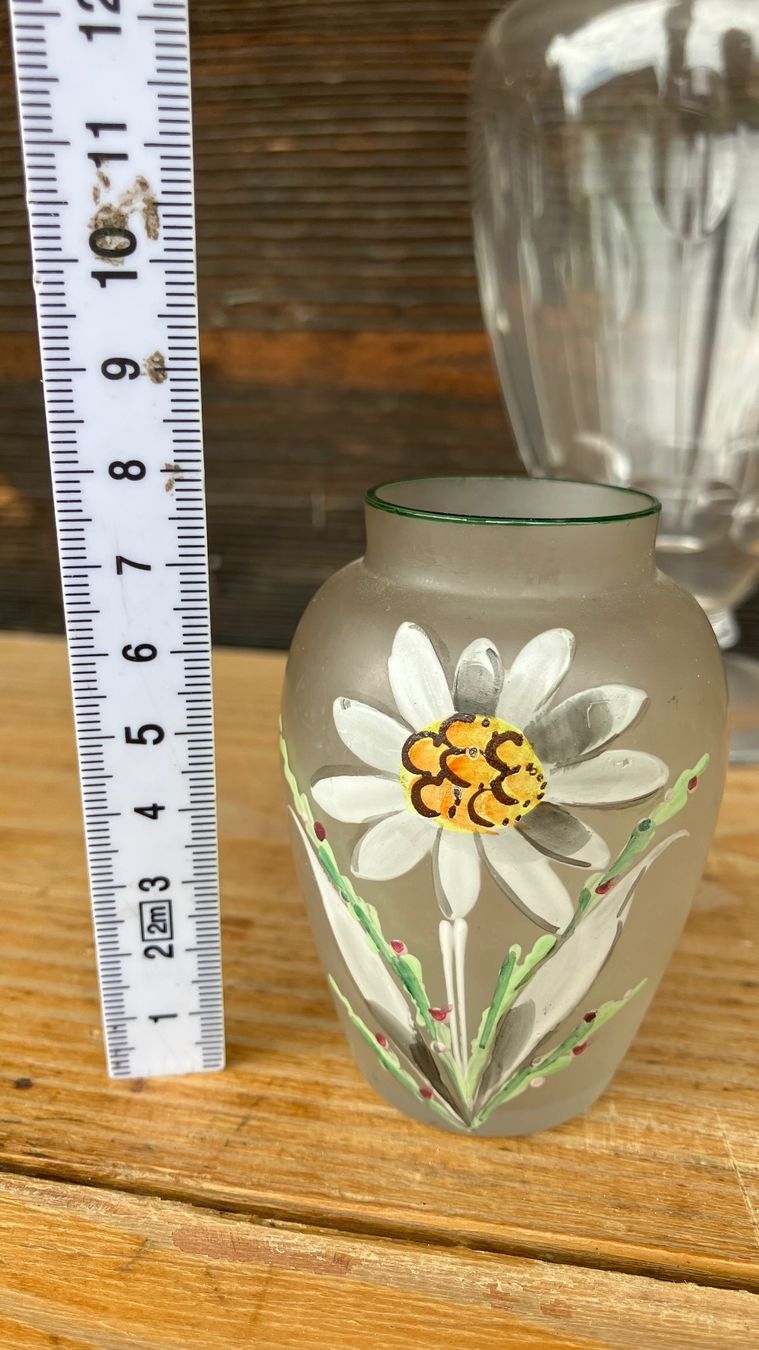 Vasen & Gefässe: Vase edelweiss antik ancien peint – Gebraucht aus St-Cierges von LeRegain 2