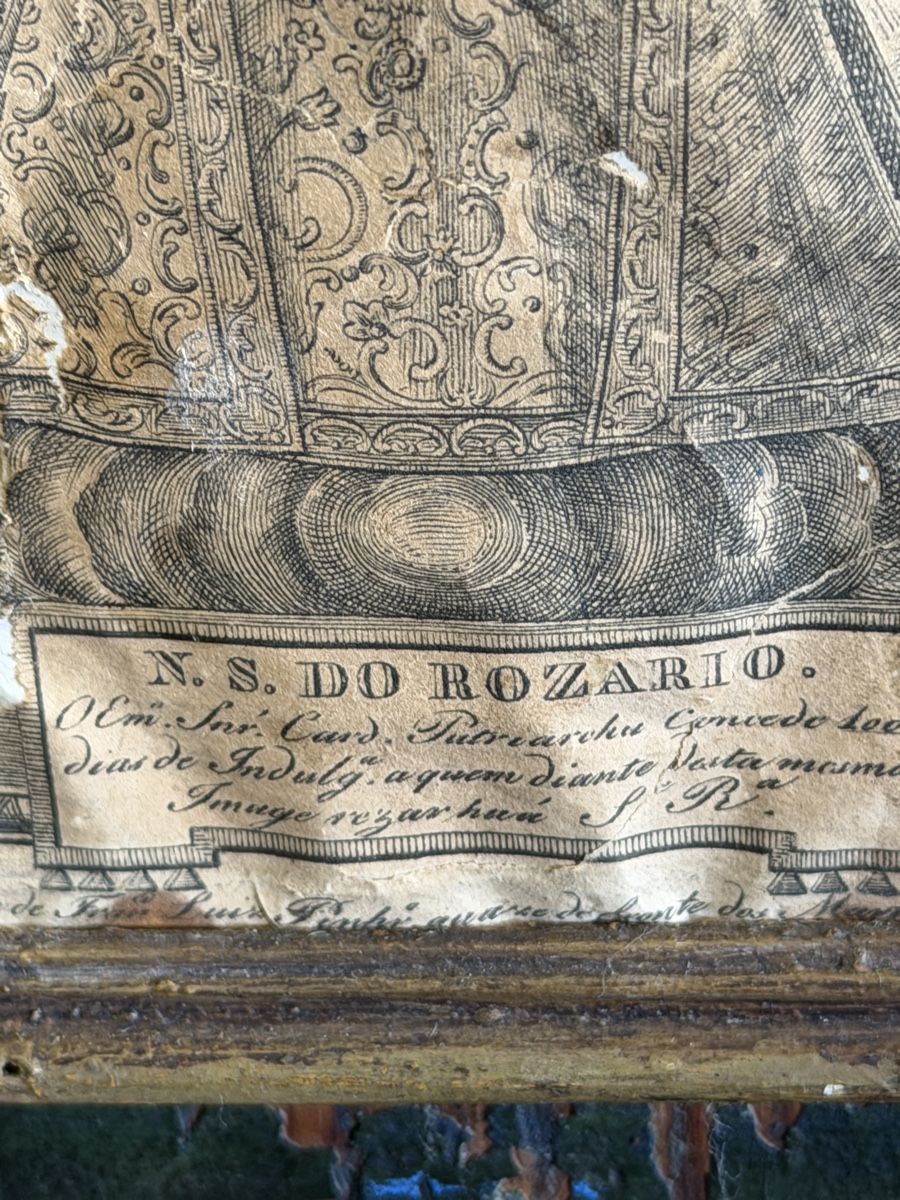 Salvadanai: Alte Spardose mit religiösem Bild Holz  – Usato da Strengelbach venduto da RaenAntikDesign 1